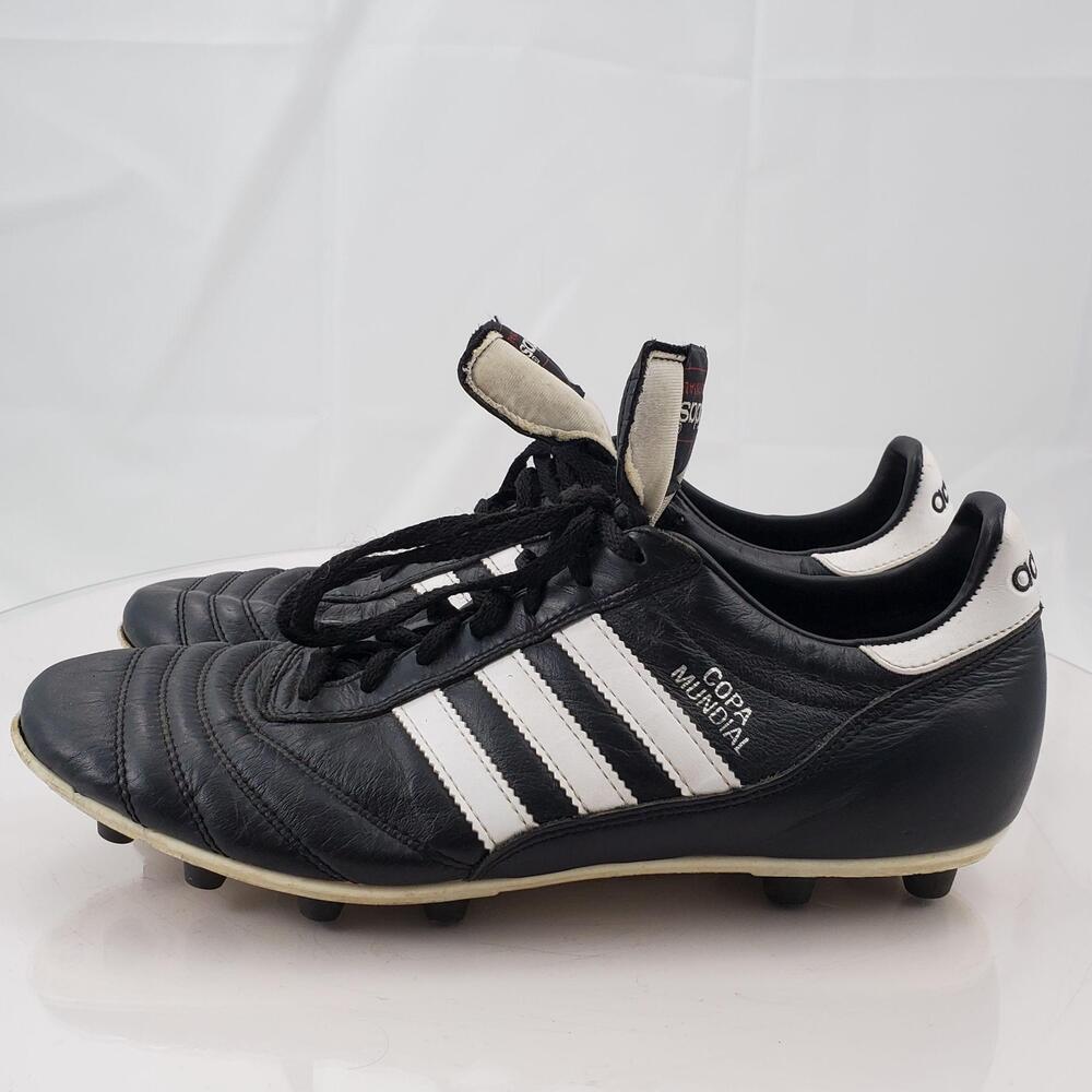 Adidas Copa Mundial 2016 Soccer Cleats 10 Black Leather FG Made Germany 015110